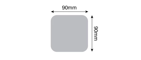 Standard Coasters - 90x90mm Square 90x90mm 01 Image