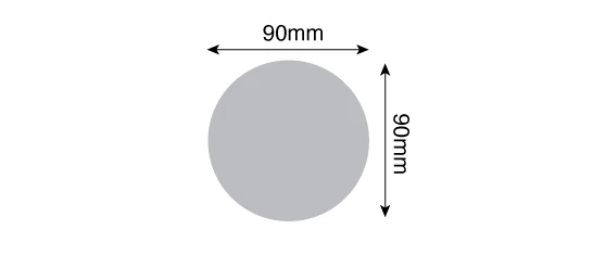 Standard Coasters - 90mm Round 90x90mm 01 Image