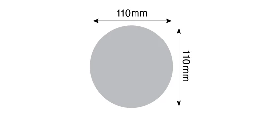 Standard Coasters - 110mm Round 110x110mm 01 Image